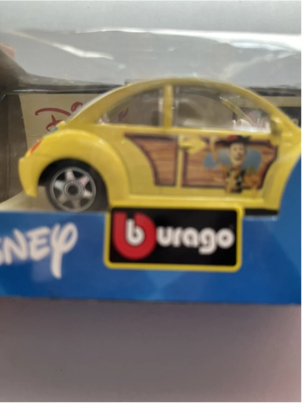 Disney bburago Toy Story's Woody Car 1/43 Diecast In Box Italy TOO CUTE ,SEE